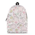 Cute cartoon pink pig print student backpack all-over print children school bag casual daypack - Pig Print (QYBB-101) / S
