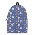 Cute Cartoon Rabbit Print School Backpack Kids Casual Bookbag All Over Print Daypack - Size S (22x12x30cm) / Cartoon Rabbit Style (QYBB-48)