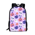 Zaino Halloween per bambini, cartella scolastica 16 pollici con stampa fantasma e zucca. - Stile Zucca Fantasma (A-001) / 16"