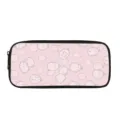 Süßes Cartoon Kaninchen Federmäppchen große Kapazität rosa Federtasche für Schule. - Rosa Hasen Stil (BD-039)