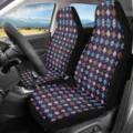 Halloween car seat covers set universal fit cute spooky skull pumpkin pattern auto accessories - Halloween Pumpkin Ghost Style (CZT-027) / One Size