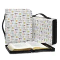 Kaktus Bibel Cover Tasche Große Kapazität Multifunktional Handtasche Buch Schutz Etui - M / Kaktus-Muster (SJB-104)