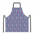 Delantal de Halloween calavera pixel asustadiza cocina cocinando horneando limpieza chef adulto - Estilo Calavera Pixel Art Halloween (DKWQ-017)