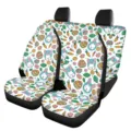 Housses de siège de voiture lapin de Pâques mignon protection universelle intérieur auto - Style Impression Totale Lapin de Pâques (5-CZT-089)