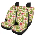 Universale Autositzbezüge Set mit süßem Frucht Pflanzen Print, Front und Rückseite Schutz. - Obst- und Gemüse-Druck (5-CZT-094)