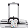 Cartoon unicorn luggage tag for travel suitcase cute ID label bag accessory identifier - M / Unicorn Rainbow Cartoon Print Style (XLP-007)