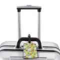 Cute cartoon rabbit pattern luggage tag, ideal for travel suitcases and bags identification. - S / Little Rabbit Pattern (XLP-031)