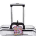 Cute cartoon luggage tag with vibrant fast food pattern for easy travel identification. - M / Fast Food Cartoon Style (XLP-016)