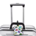 Cartoon monster pattern luggage tag for travel suitcase, durable and portable travel accessory ID. - M / Cartoon Monster Style (XLP-017)