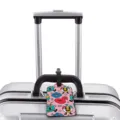 Custom cartoon luggage tag pink cute beach pattern travel bag label holder accessory - M / Beach Theme Style (XLP-020)