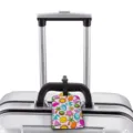 Cute cartoon summer pattern luggage tag, durable PVC suitcase ID tag for travel bag. - S / Summer Fruit (XLP-061)