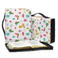 Sac de couverture de Bible en cuir PU portable avec motif de dessin anime mignon. - Motif Cactus de Dessin Animé (sjb-006) / L