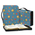 Bibel Tasche mit Cartoon Weltall Muster, Handgriff und multifunktionaler Buch Organizer. - SJB-024 / M