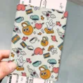 Élégant porte-passeport en cuir PU avec motif de dessin animé rétro pour les voyages. - Emballage Unique (20*14*0.5) / Style Imprimé Dessin Animé (HZJ-002)