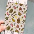 Cartoon PU leather passport holder cover with tribal pattern, durable travel document organizer. - Tribal Totem Mask (HZJ-065) / 14x10x1cm