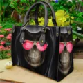 Modische Totenkopf Sonnenbrille Print PU Leder Damen Schulter Handtasche Casual Shopper Tasche - Sonnenbrille Totenkopf Handtasche (0031)