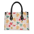 Christmas festive gingerbread pattern women handbag stylish shoulder crossbody bag top gift - STB-016 Style (B1)