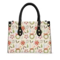 Stijlvolle kerst vrouwen handtas feestelijke print schoudertas kerstcadeau shopper - STB-019 Stijl (B1)