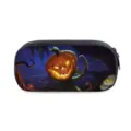 Spooky Halloween pumpkin pencil case, large capacity waterproof stationery bag for kids. - Halloween-15