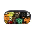 Halloween pencil case large capacity stationery bag waterproof zipper pouch for school students - Halloween-11
