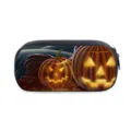 Halloween Federmäppchen große Kapazität Schreibwaren Tasche Kürbis Druck Reißverschluss Schule - Halloween-3