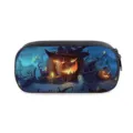 Halloween pencil case waterproof large capacity cute stationery bag for student school supplies - Halloween-14