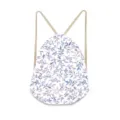Aquarel bloemenprint trekkoord rugzak outdoor sport gymtas casual dagelijkse tas reistas rugtas. - Bloemen & planten-04