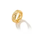 Classico anello per sciarpa in catena d'ancora dorata fibbia elegante e versatile moda. - 5# Oro