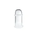 Transparenter Glas Ohrdehner Piercing Schmuck Pilz Plug Korper Modifikation Zubehor. - 1.6mm / Weiß
