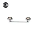 F136 Titanium Dermal Anchor Piercing Dual Head 4mm Natural Stone Body Jewelry Part - Black Seashell