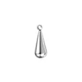 Colgante de gota sólido de acero inoxidable para fabricación de joyas DIY y manualidades - Teardrop / 5x10mm