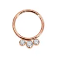 1.2x6mm / Cassa Oro Rosa Quadrante Bianco
