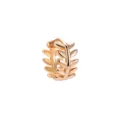 Rose Gold Leaf Hoop Earring Stainless Steel Cartilage Piercing Fashion Jewelry 8mm - Leaf Shape (HS292) / 0.8x8mm / Rose Gold