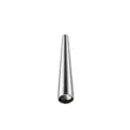 316L stainless steel body piercing taper insertion pin for ear nose lip tongue stretching tool - 1.4mm / Silver
