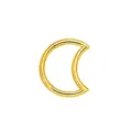 Edelstahl Mondsichel Segmentring Knorpel Piercing Schmuck Gold Variante Stilhaft - 1.2*8mm / Mond Gold