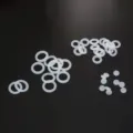 Clear silicone ear backs and O-rings detail, flexible anti-friction jewelry accessories. - For Rod Thickness 0.8 To 1.0 / 1 Piece / Clear