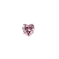 Pink heart zircon piercing top, 5A crystal lip stud replacement accessory, body jewelry part. - Pendant Only / 0.9x3mm / Pink [Top Only]