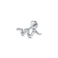 Ανοξείδωτο ατσάλι φίδι χόνδρος labret piercing σώματος κοσμήματος προβολή παραλλαγής - Φίδι Σκουλαρίκι Χόνδρου / 1.0*6mm / Ασημί