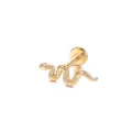 Ανοξείδωτο ατσάλι χρυσο piercing labret χόνδρου φιδι 1.0mm σώματος κόσμημα αξεσουάρ - Φίδι Σκουλαρίκι Χόνδρου / 1.0*6mm / Χρυσό