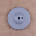 Accessoire de base remplissable en plastique gris pour piliers d'arche de ballon vue de détail - 1 base grise de 21 cm