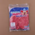 BK 36 Zoll Runde Latexballons Standard Rot Party Ballons 10 Stk Biologisch abbaubar - Rot