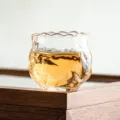 Transparent glass tea cup, heat resistant flower bud tea cup, single master tea tasting cup. - 60ml / Rose Bud Teacup