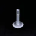 Transparante acryl labret piercing basis vervanging stud heldere retainer accessoire - 1 Stuk (1.2x6mm) / Transparant