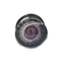 Galaxie Glas Ohrstecker doppelt ausgestellt Körperpiercing Schmuck glitzernder Nebel 12345 - 16mm / Schwarz mit Gelb und Rosa
