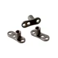 Titanium micro dermal anchor piercing jewelry detail shot, body piercing skin diver base. - Thread M1.2mm Height 2mm / Stainless Steel