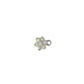 316L Steel Rhinestone Flower Dermal Anchor Body Piercing Jewelry Top AB Crystal - AB Multi-color Flower