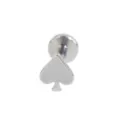Herz-Stil / 1.2x10mm / Silber