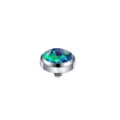 Titanium Opal Piercing Top Dermal Anchor Replacement Top Body Jewelry 1.2mm Size - OP19 Artificial Opal Accessory Top / 3mm Thread M0.9