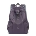 Casual nylon backpack for women, stylish purple travel daypack with multiple compartments. - Lilac Small