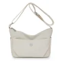 Casual nylon women's shoulder bag, versatile crossbody bag for daily outdoor commuting. - Pearl White